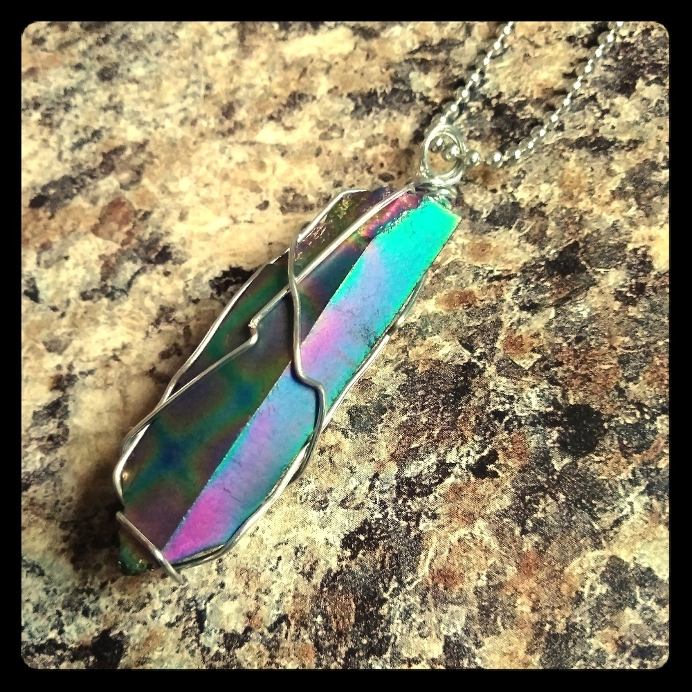 Titanium Quartz necklace